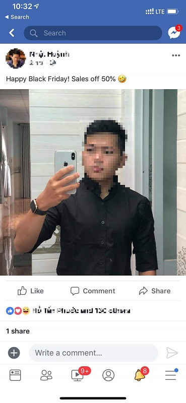 Cần gì đến những chương trình khuyến mãi "sốc" của các cửa hàng, ta tự "sales off" chính mình để bạn bè được mua "thuốc bổ" thoải mái (1 nụ cười bằng 10 thang thuốc bổ mà).