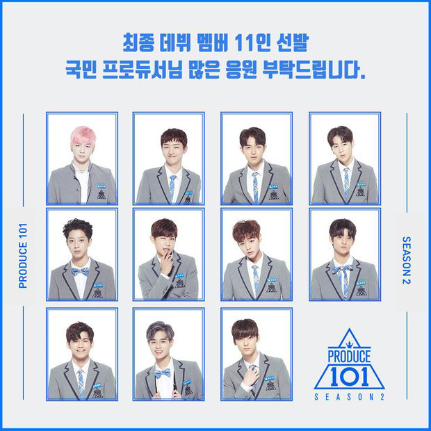 Tấm thứ hai mới là đội hình chính thức của Wanna One