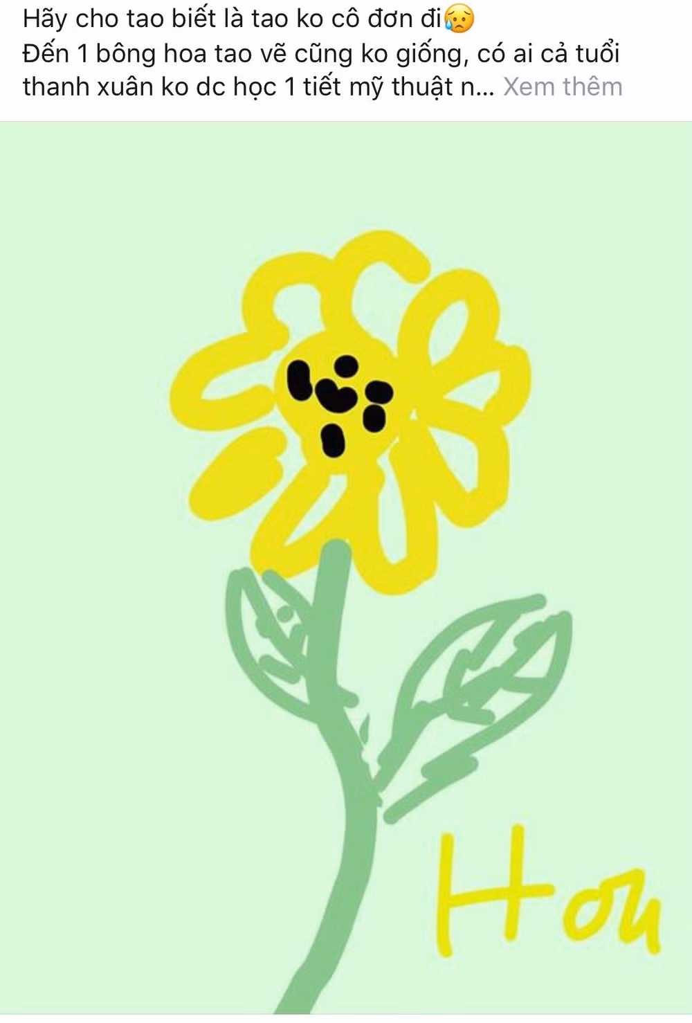 Bạn có nhận ra đây là bông hoa hướng dương không?