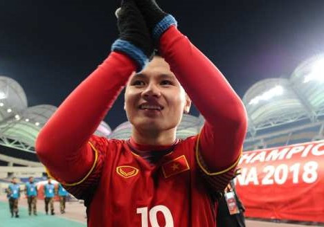 Quang Hải,chơi nổi bật trong năm nay sẽ được bầu Hiển tạo cơ hội đến Anh. Ảnh: TUẤN LINH.