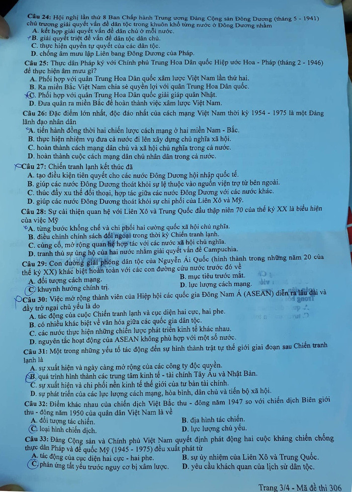 "Thử thách" với trọn bộ đề thi tổ hợp môn KHXH kỳ thi THPT Quốc gia 2018 ảnh 3