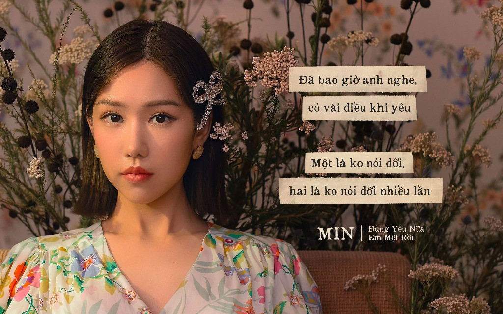 Câu hát đang khiến nhiều khán giả "đồng cảm" của Min. Câu hát đang khiến nhiều khán giả "đồng cảm" của Min.