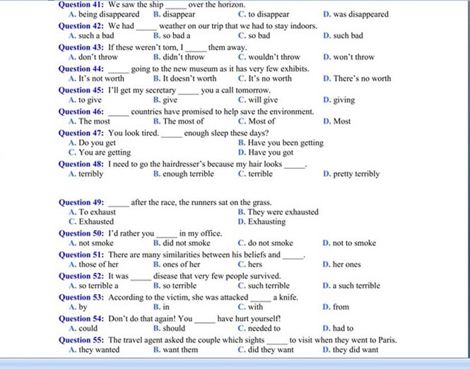 Đề thi thử mã đề 132 của trung tâm dạy thêm, học thêm trường này.