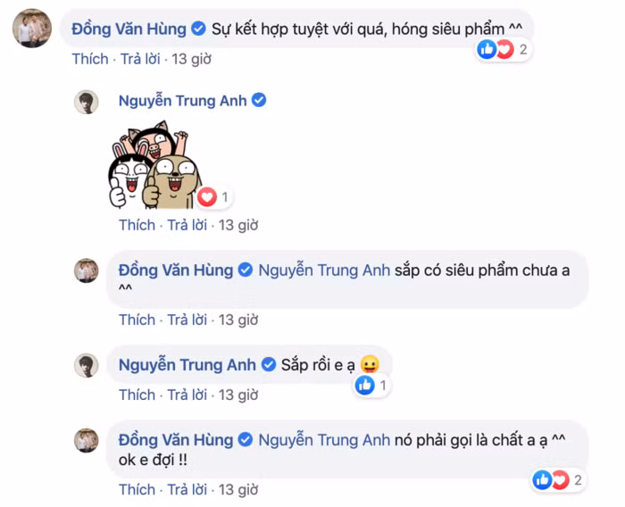 YouTuber Đồng Văn Hùng, người đứng sau thành công của kênh YouTube “Ẩm thực mẹ làm”, cũng háo hức trông đợi màn hợp tác giữa 1977 Vlog và Hậu Hoàng. (Ảnh chụp màn hình)