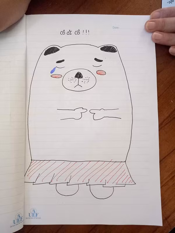 Thư gửi cô dễ thương của nữ sinh chuyên Lý.
