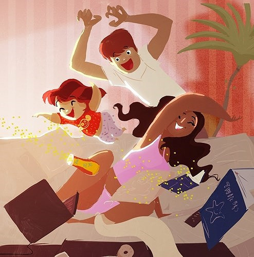 Chơi đùa với những đứa trẻ...