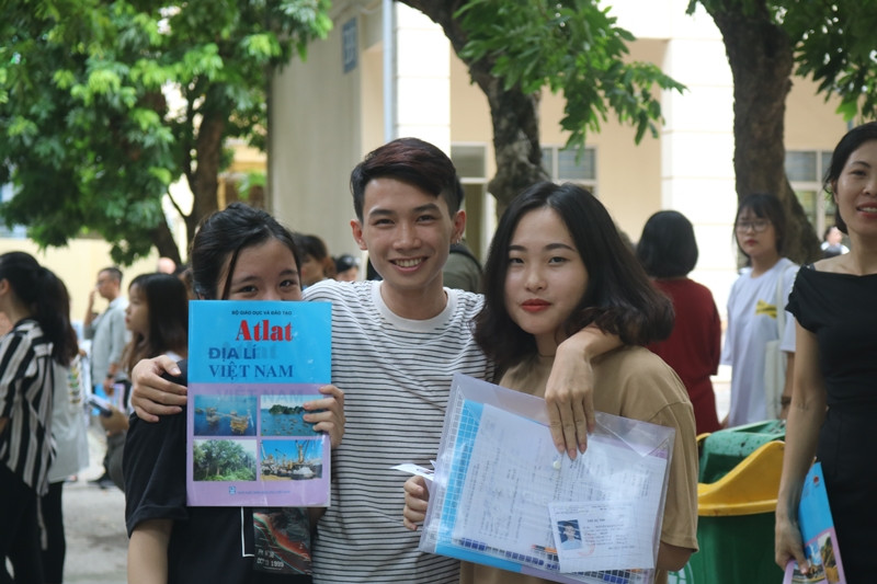 Bạn Nguyễn Khánh Nam (Hà Nội) hy vọng mình sẽ đạt kêt quả cao trong kỳ thi này. (Ảnh: Thương Nguyễn)