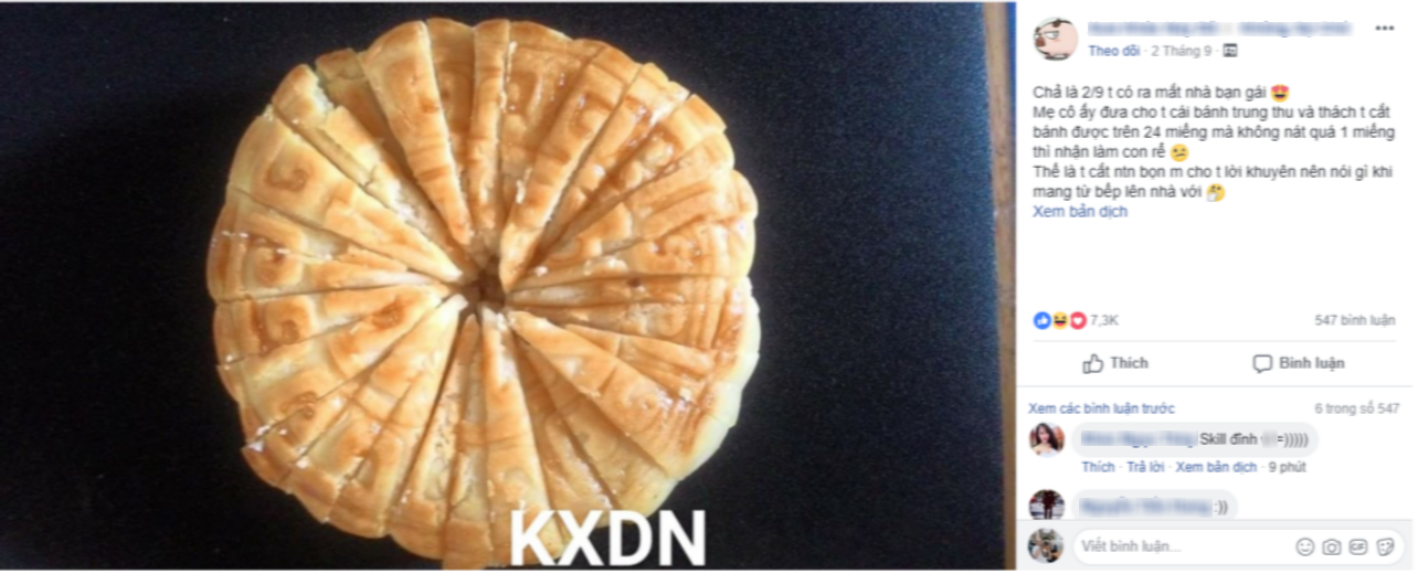 Câu chuyện hài hước của chàng trai trong lần ra mắt nhà bạn gái dịp Trung thu.