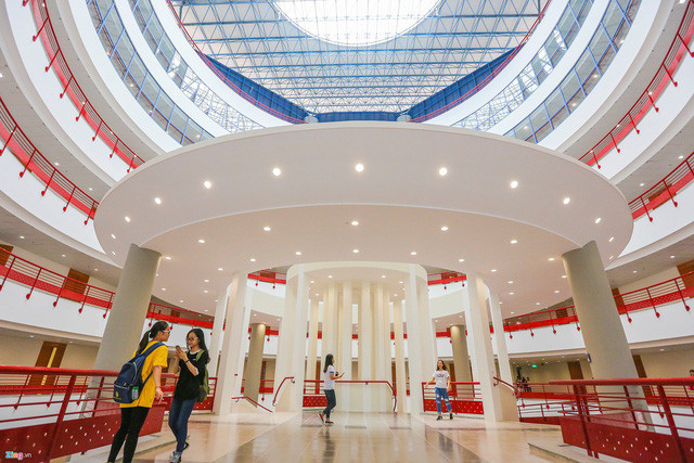 Khu giảng đường của trường ĐH Kinh tế quốc dân.