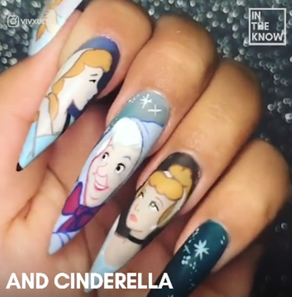 Nàng lọ lem đáng yêu dễ thương cùng bà tiên tốt bụng.