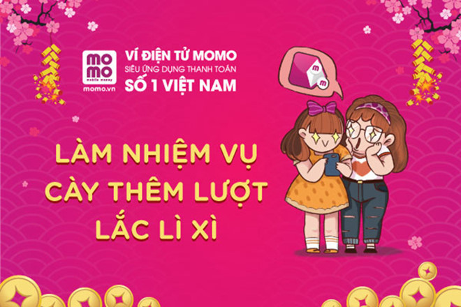 Lắc xì cùng ví MoMo thu hút nhiều người nhưng lại gây thất vọng. ẢNH: CHỤP MÀN HÌNH.