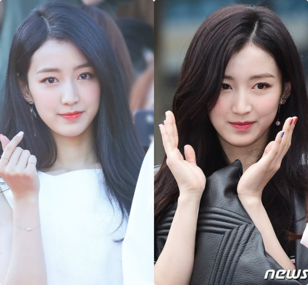 Hana (Gugudan) thường thu hút sự chú ý bởi vẻ đẹp lạnh lùng thanh khiết. Cô nàng có làn da đẹp nên không bị "dìm" trong ảnh báo chụp.