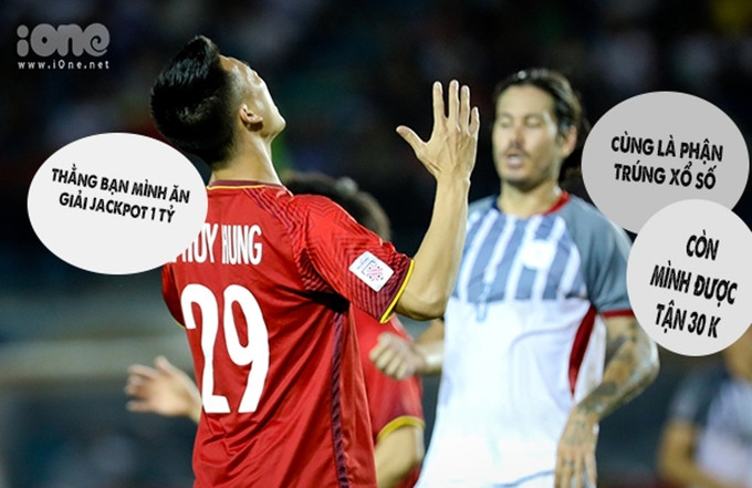 Thần may mắn đã để mắt đến Huy Hùng.