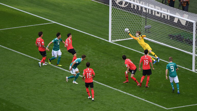 Đội tuyển Hàn Quốc đã thi đấu một trận đấu rất kiên cường trước đội tuyển Đức.