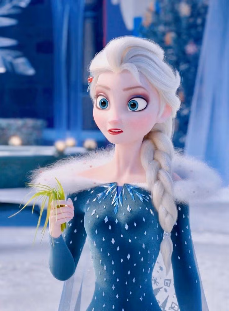 Với màu xanh, Disney ngầm khẳng định những cô gái đều có cá tính mạnh mẽ.