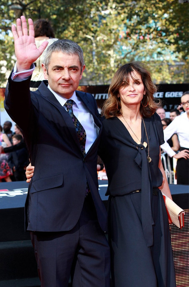 Vợ chồng “Mr. Bean” đã từng có cuộc hôn nhân kéo dài suốt 24 năm. ẢNH: REUTERS.