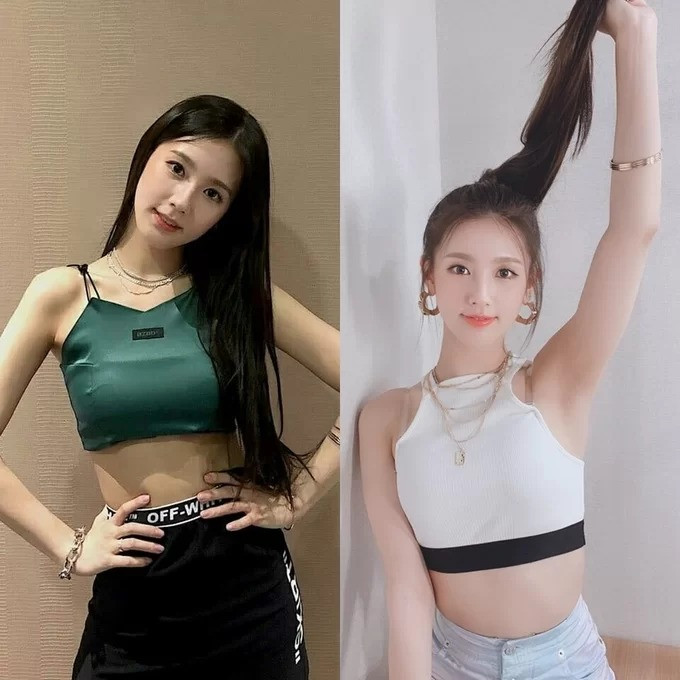 Mi Yeon có vẻ đẹp dịu dàng nhưng lại yêu thích phong cách ăn mặc cá tính. Cô nàng thường chọn các mẫu áo hai dây hoặc croptop giúp khoe xương quai xanh và vòng eo thon. 