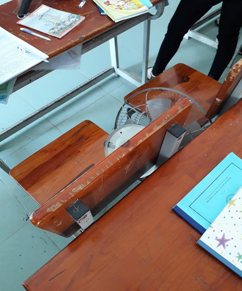 Rất may là không có ai bị thương.