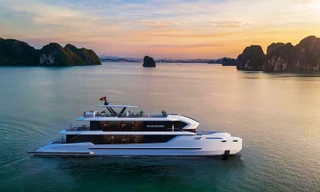 Khởi công đóng mới du thuyền 2 thân tham quan vịnh Hạ Long