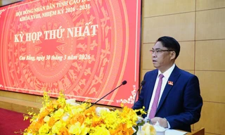 Bí thư Tỉnh ủy Cao Bằng được bầu làm Chủ tịch HĐND tỉnh khóa mới