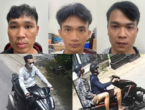 Nhóm đối tượng bị bắt giữ. cuop-tai-san.jpg