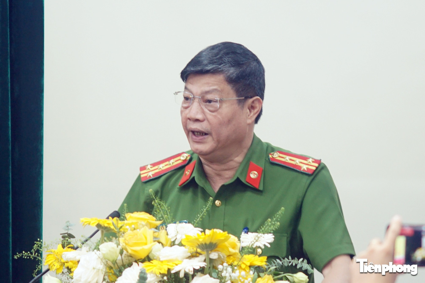 Đại tá Chu An Thanh - Trưởng Phòng Cảnh sát Kinh tế, CATP Hà Nội thông tin về nội dung vụ án. a22.jpg