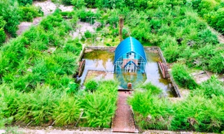 Vị trí đặc biệt của ngôi tháp Chăm hơn nghìn năm tuổi tại Huế bị ngâm nước