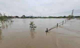 Huế ngập lụt chưa từng thấy từ đầu mùa mưa bão 