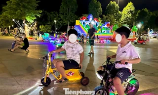 Đà Nẵng xử lý tình trạng xe điện trẻ em không phép tại các công viên