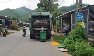 Phát hiện thi thể trẻ sơ sinh trong thùng rác ở Quảng Ngãi