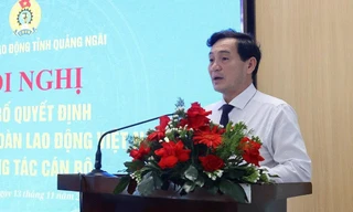 Quảng Ngãi có tân Chủ tịch Liên đoàn Lao động tỉnh
