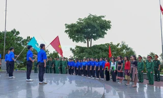 Thiêng liêng 'Tôi yêu Tổ quốc tôi' bên cột mốc ngã ba biên giới Bờ Y