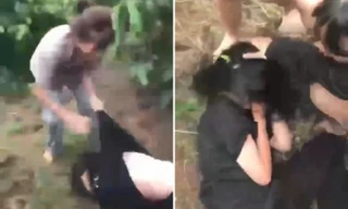 Nữ sinh Quảng Ngãi bị đánh hội đồng tới tấp trong rẫy cà phê