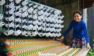 Nghề chiếu cói có tiếng bậc nhất vùng hạ lưu sông Vực Hồng hiện ra sao?