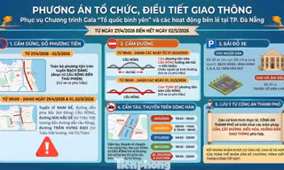 Những tuyến đường nào bị cấm ở Đà Nẵng để phục vụ Gala 'Tổ quốc bình yên'