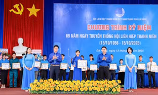 Đà Nẵng vinh danh cán bộ Hội xuất sắc, thanh niên sống đẹp tiêu biểu