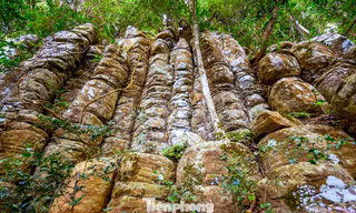 Kỳ vĩ bức tường đá khổng lồ, sừng sững giữa đại ngàn Gia Lai