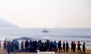 Tìm thấy thi thể nam sinh mất tích khi tắm biển Quy Nhơn