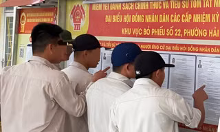 Bên trong nơi bầu cử đặc biệt ở Đà Nẵng