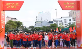 Hơn 38.000 người tham gia ngày chạy vì sức khỏe toàn dân tại Đà Nẵng