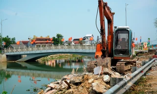 Thi công trở lại dự án thoát lũ 85 tỷ đồng bị nghẽn do 1 hộ dân ‘án ngữ’ mặt bằng