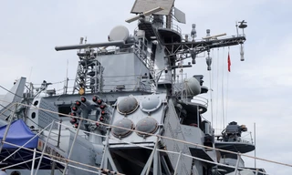 Ngắm dàn vũ khí tối tân của tàu Hải quân Ấn Độ đang thăm Đà Nẵng