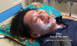 Ngư dân lao xuống biển cứu người ở đảo Lý Sơn: 'Tôi làm gì kịp suy nghĩ chuyện sống chết'