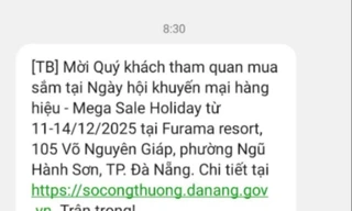 Đà Nẵng xác minh việc nhắn tin mang danh UBND TP mời mua sắm hàng hiệu