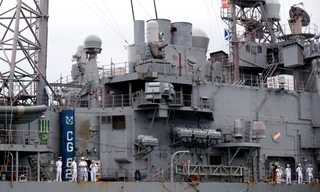 Cận cảnh tàu tuần dương của Hải quân Mỹ đang thăm Đà Nẵng