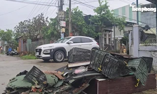 Cả làng dựng rào ngăn dòng xe qua khu dân cư tránh trạm thu phí BOT 