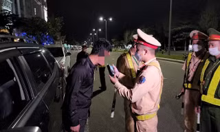 Công an Đà Nẵng xử lý hơn 200 trường hợp vi phạm nồng độ cồn 2 ngày đầu kỳ nghỉ Tết