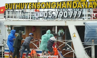 Đà Nẵng: 20 du thuyền rút khỏi sông Hàn, cùng neo buộc phòng chống gió bão