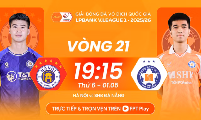 Trực tiếp Hà Nội vs SHB Đà Nẵng, 19h15 ngày 1/5: Níu kéo hy vọng