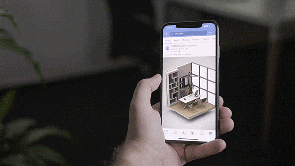 Hiệu ứng ảnh 3D tạo nên một cơn sốt không hề nhỏ trong cộng đồng người dùng mạng xã hội Việt Nam. (Ảnh: Vectary) Hiệu ứng ảnh 3D tạo nên một cơn sốt không hề nhỏ trong cộng đồng người dùng mạng xã hội Việt Nam. (Ảnh: Vectary)